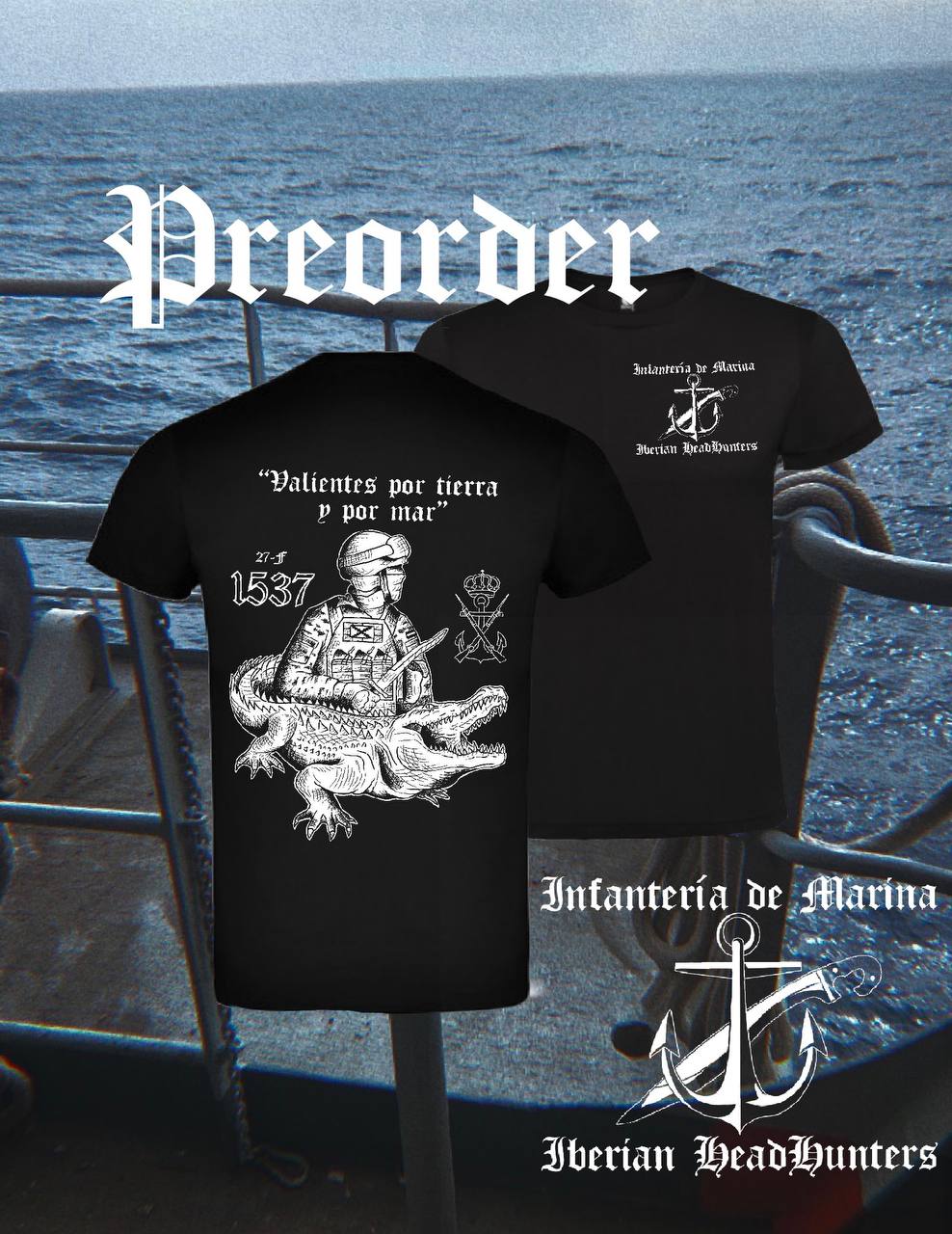 PREORDER Camiseta “IHH X Infantería de Marina”